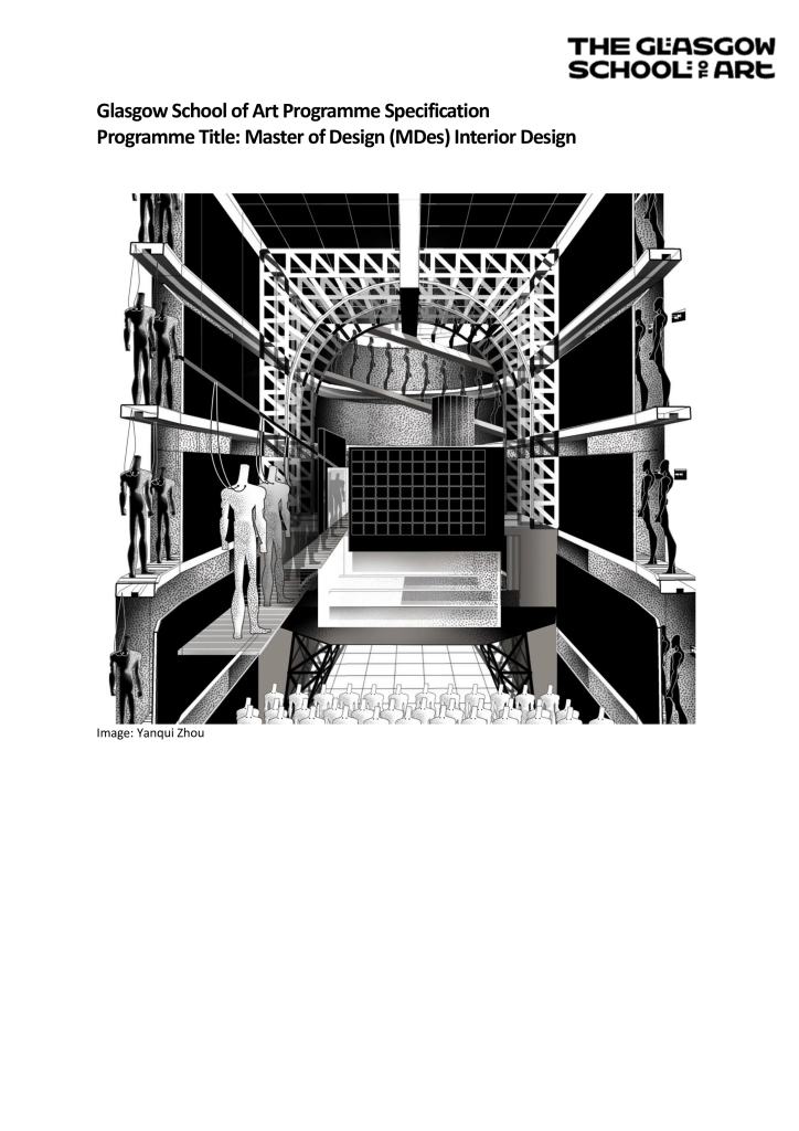 MDes Interior Design 2024-25 – GSA Documents