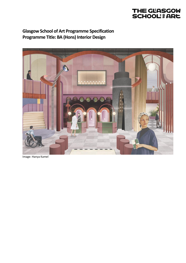 BA (Hons) Interior Design 2025-26 – GSA Documents