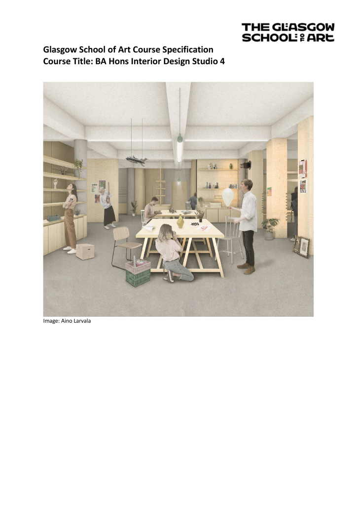 BA (Hons) Interior Design Studio 4 2025-26 – GSA Documents